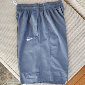 Nike Men's Gray Athletic Shorts, Size Medium